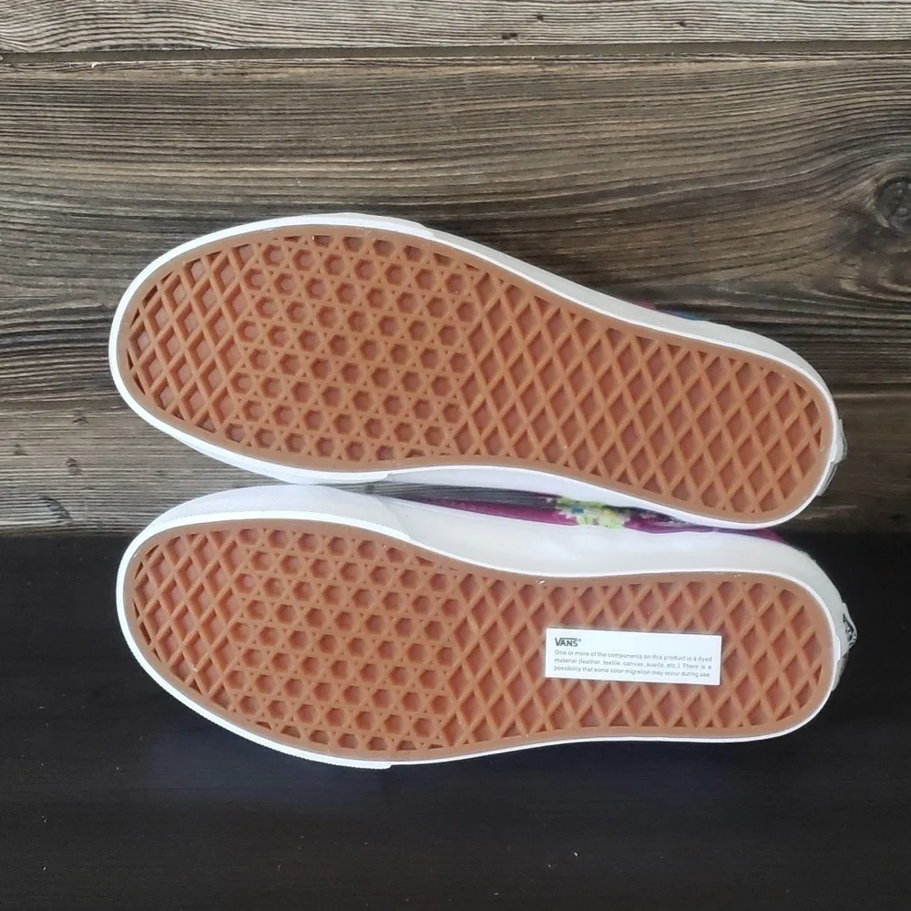 New Vans Old Skool Womens Shoes Size 6.5 Floral Pink‎ Girly Summer Skater Indie